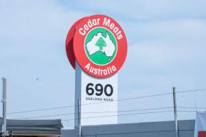 Protestors attending the Cedar Meats Vigil 2024 - Captured at Cedar Meats, Brooklyn VIC Australia.