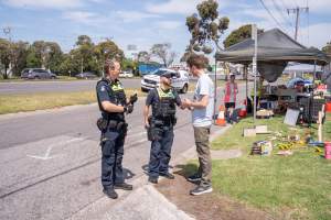 Protestors attending the Cedar Meats Vigil 2024 - Captured at Cedar Meats, Brooklyn VIC Australia.