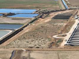 Drone flyover of piggery - Captured at Van Der Drift & Sons Piggery, Macorna VIC Australia.