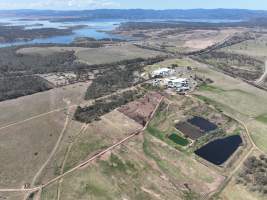 Drone flyover of slaughterhouse - Captured at Greenmountain Food Processing, Coominya QLD Australia.