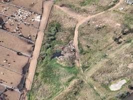 Drone flyover of slaughterhouse - Captured at Greenmountain Food Processing, Coominya QLD Australia.