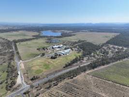 Drone flyover of slaughterhouse - Captured at Greenmountain Food Processing, Coominya QLD Australia.