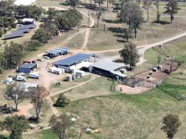 Drone flyover of slaughterhouse - Captured at Brisbane Valley Meats, Esk QLD Australia.