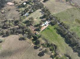 Drone flyover of slaughterhouse - Captured at Crows Nest Meatworks, Crows Nest QLD Australia.