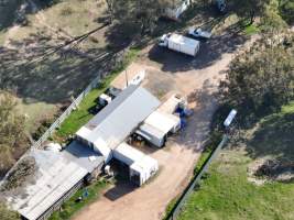 Drone flyover of slaughterhouse - Captured at Crows Nest Meatworks, Crows Nest QLD Australia.