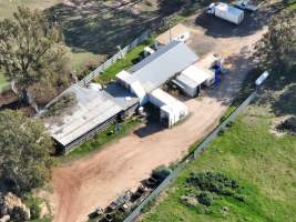 Drone flyover of slaughterhouse - Captured at Crows Nest Meatworks, Crows Nest QLD Australia.