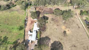 Drone flyover of slaughterhouse - Captured at Crows Nest Meatworks, Crows Nest QLD Australia.